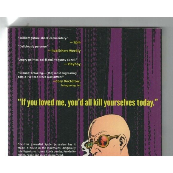 2009 Transmetropolitan Vol 1 Back On The Streets Vertico Trade Paperback Book - Picture 4 of 10